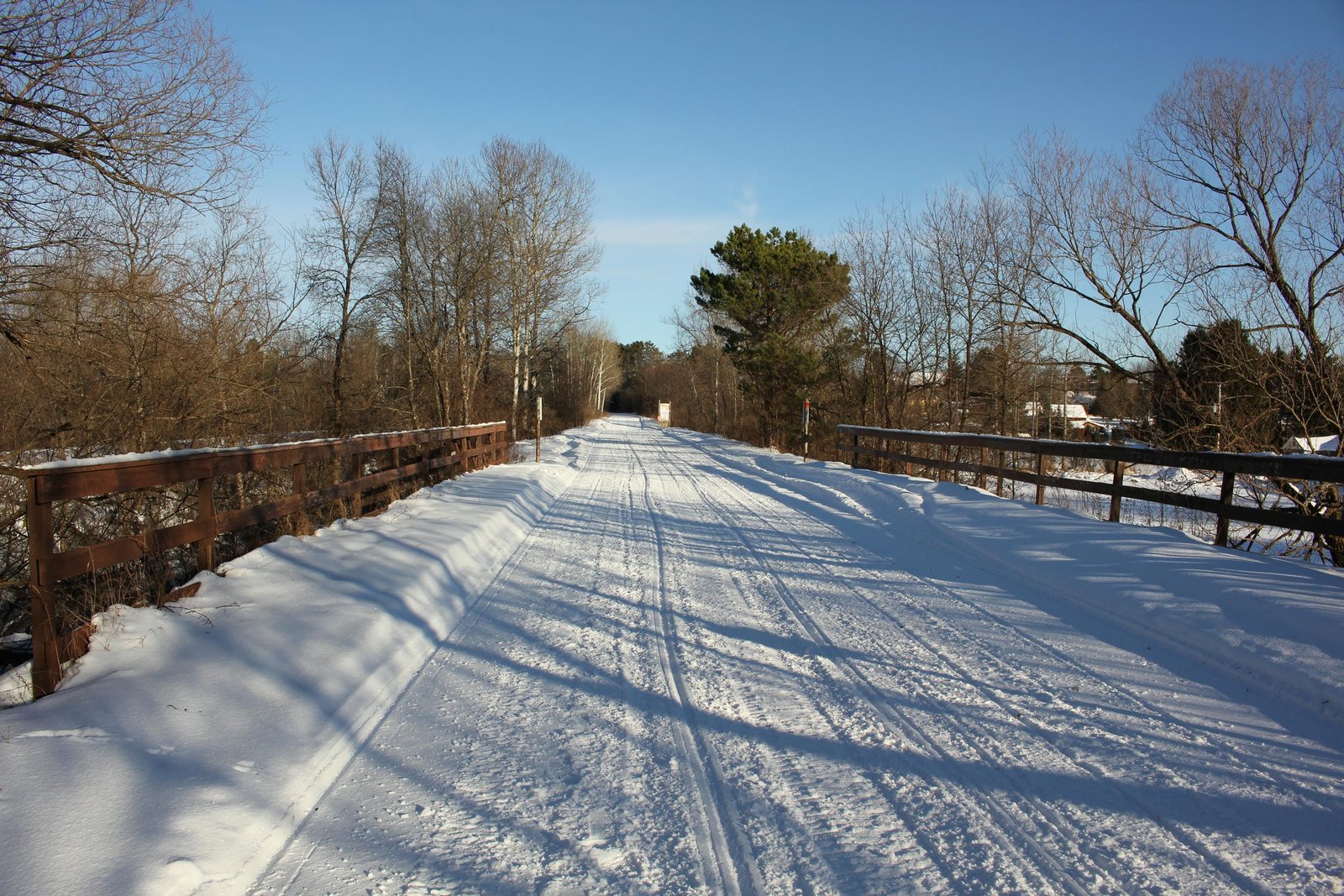 Looking east